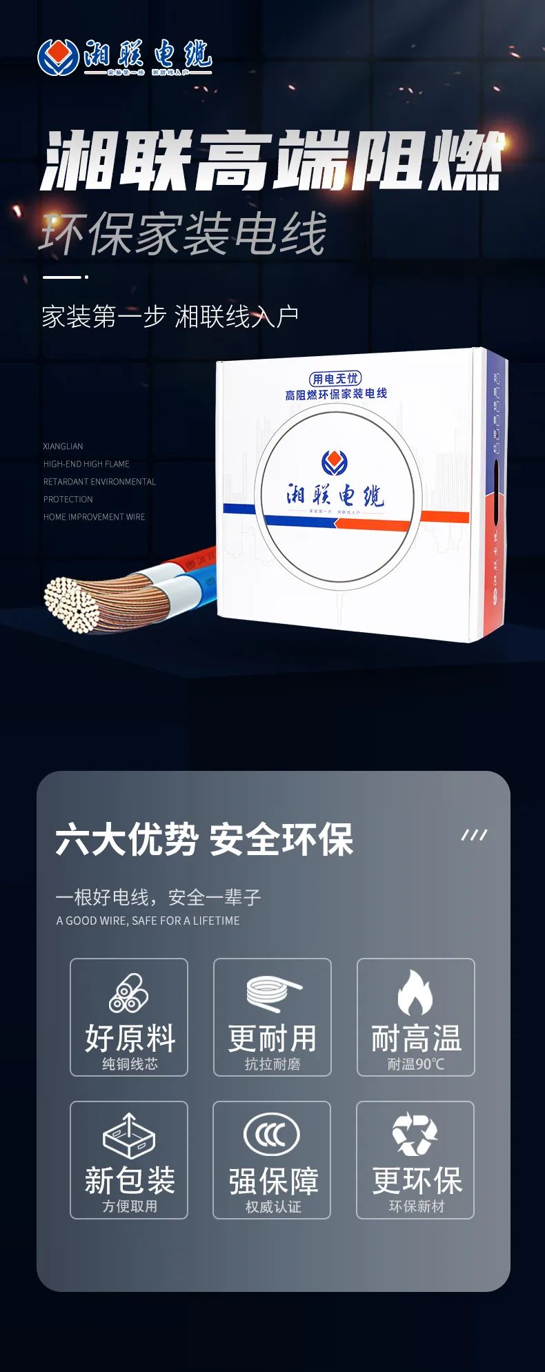 高端新品，雙層防護 品質升級，安全加倍 #安全用電你我湘聯